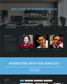 LT Interior Design Onepage – Free One Page Responsive Furniture / Interior Design Joomla template