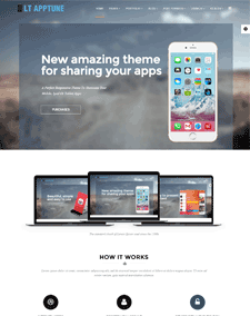 LT Apptune Onepage – Free Single Page Responsive Mobile Apps Joomla template