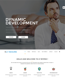 LT Resume Onepage – Free Single Page Personal CV / Resume Joomla Template