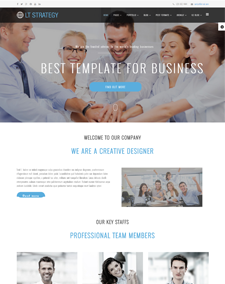 LT Strategy Onepage – Free Creative / Business Onepage Joomla template