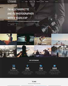 LT Photography Onepage Joomla template
