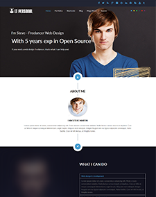 LT Personal – Free Portfolio / Personal Onepage Joomla template