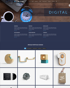 LT Art Studio Onepage – Responsive Joomla template