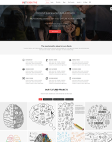 LT Creative Onepage – One page Joomla template