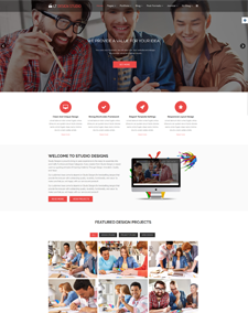 LT Design Studio Onepage – Free One Page Responsive Design Studio Joomla template