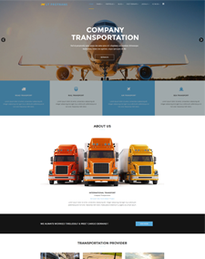 LT ProTrans Onepage – Free Single Page Responsive Automotive / Transport Joomla template