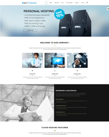 LT Storage Onepage – Free Sing Page Server / Hosting Joomla template