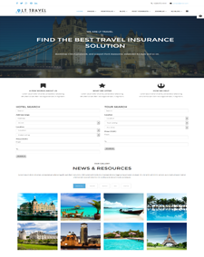 LT Travel Onepage – Free Hotel / Travel Onepage Joomla template