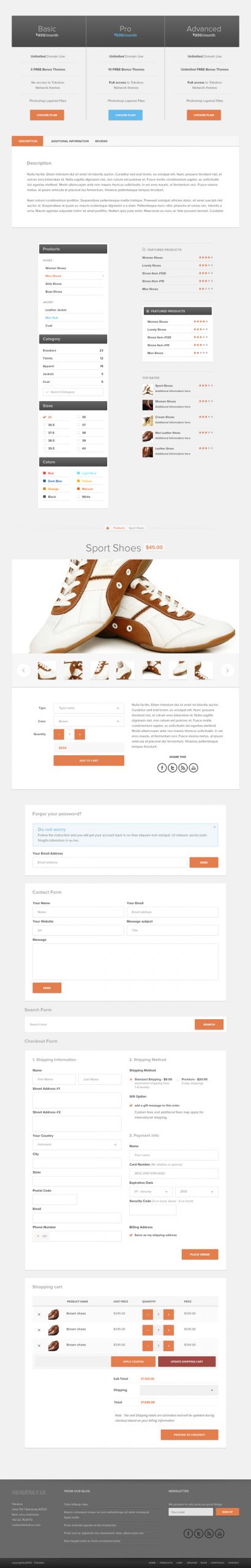 eCommerce UI Kit preview