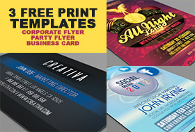 Sunday Freebie: Elegant Print Templates Feature Image