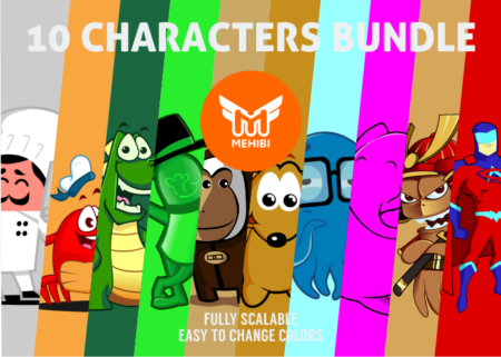 Customizable Characters bundle feature image