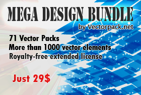 Mega Design Bundle of Vector Packs Feature Image