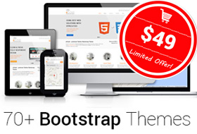 HTML5 Responsive Themes built with Twitter Bootstrap Feature Image