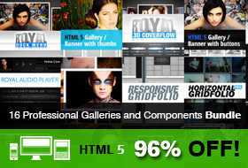 Feature image of 16 Professional HTML5 Responsive Galleries & Components