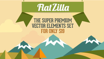 feature image of FlatZilla – Premium Vector Elements Set