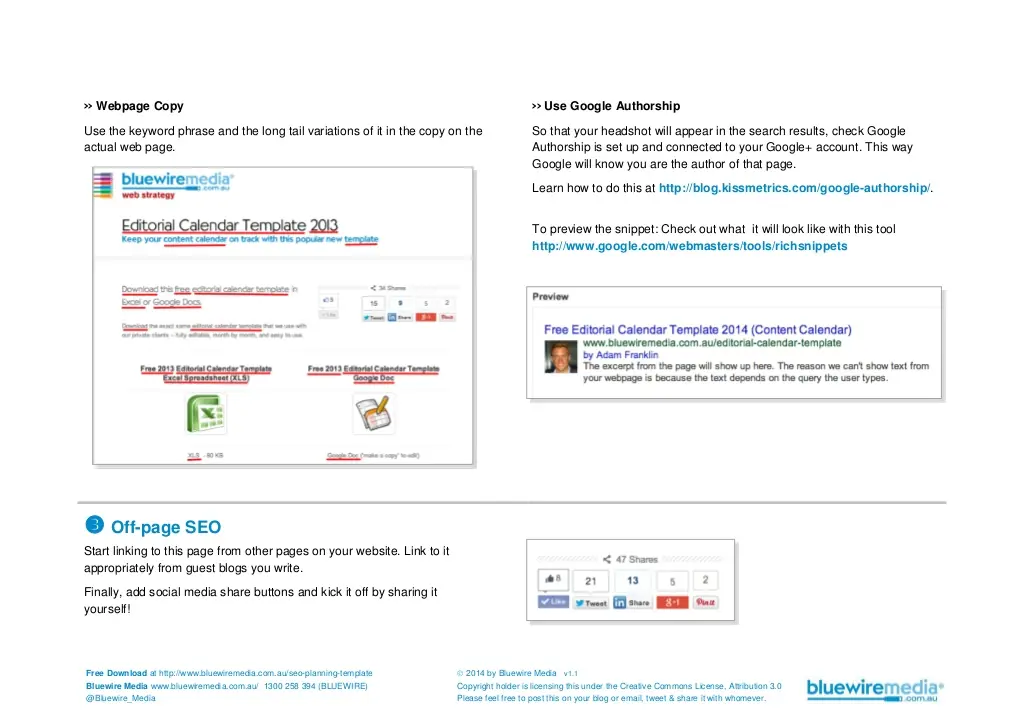 SEO-Planning-Templates Enhance Your Off Page SEO Practices using Free SEO Planning Templates