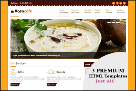 Premium HTML Templates Feature Image