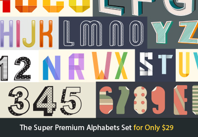 LetterZilla: The Super Premium Alphabet Vector Set Feature Image