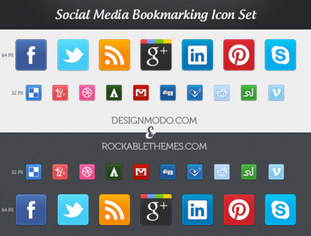 Commercial & Social Media Icon Sets Feature Image