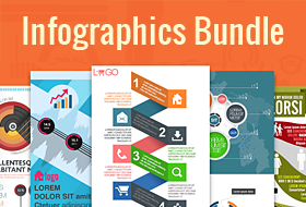 massive bundle of 100 infographics templates dealfuel