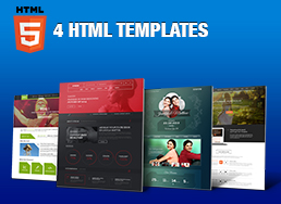 4 HTML Templates feature image