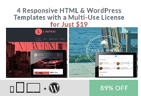 Responsive WordPress Website Templates feature image