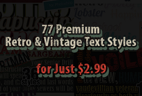 Premium Retro and Vintage Text Styles