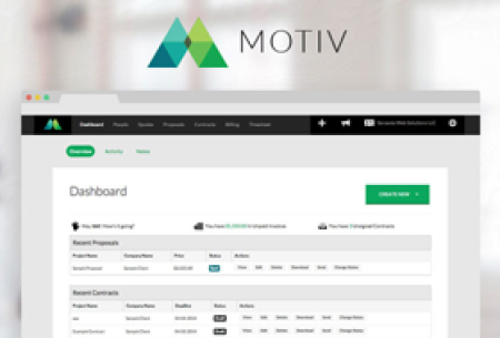 Motiv: All-In-One Business Management App For Freelancers
