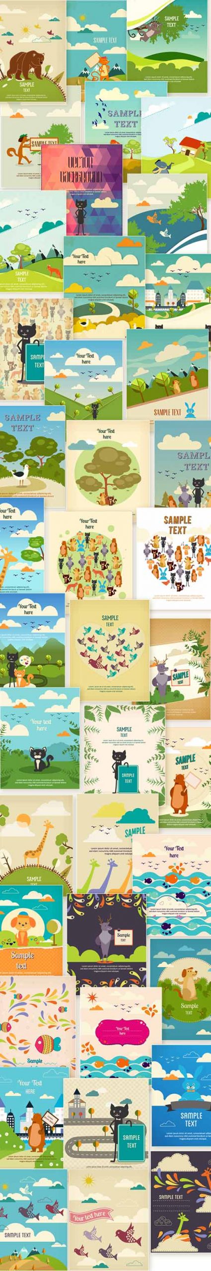 high-resolution Animal Illustrations