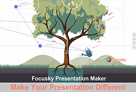 Presentation Tool for Impressive Digital Presentations Image showcasing a tree