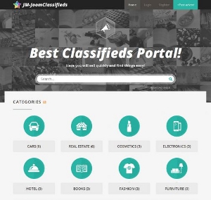 Feature image of JM Joomclassifieds – best classifieds template for your Joomla website