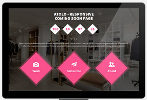 Atolo Responsive coming soon template