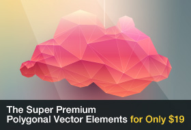 Vector Graphics Bundle in Polygonal Elements Feature Image