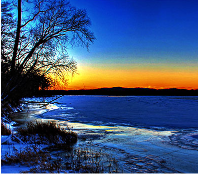 Ultimate Photoshop Actions Collection Feature Image showcasing a high contrast sunset