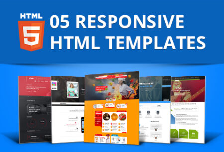 feature image of 5 Multipurpose HTML Templates