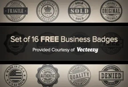 Free Business Vector Badges feature image