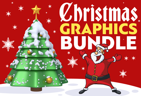 370+ Creative Christmas Graphics Pack Feature image