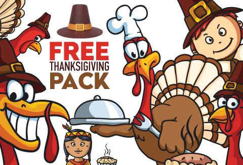 Free Thanksgiving Graphics Feature Image