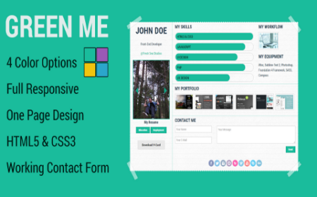 GreenMe Portfolio Template