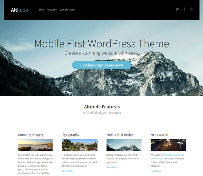 CyberChimps mobile first responsive theme