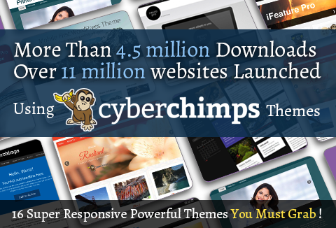 feature image of CyberChimps Special: 16 Responsive WordPress Themes
