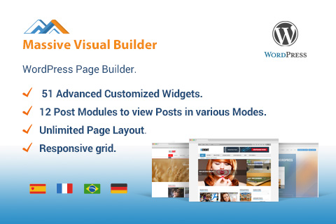 Massive Visual Builder - WordPress Page Builder Feature Image