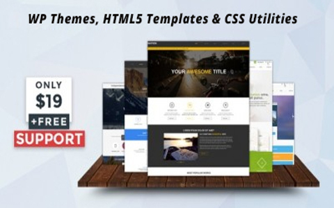 Premium WordPress Themes, HTML5 Templates & CSS Utilities feature image