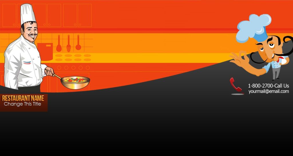 Restairant flyer template preview image