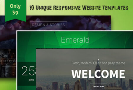 feature image of 10 Unique Responsive Website Templates