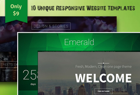 feature image of 10 Unique Responsive Website Templates