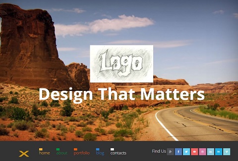 One Page Website Template Feature image