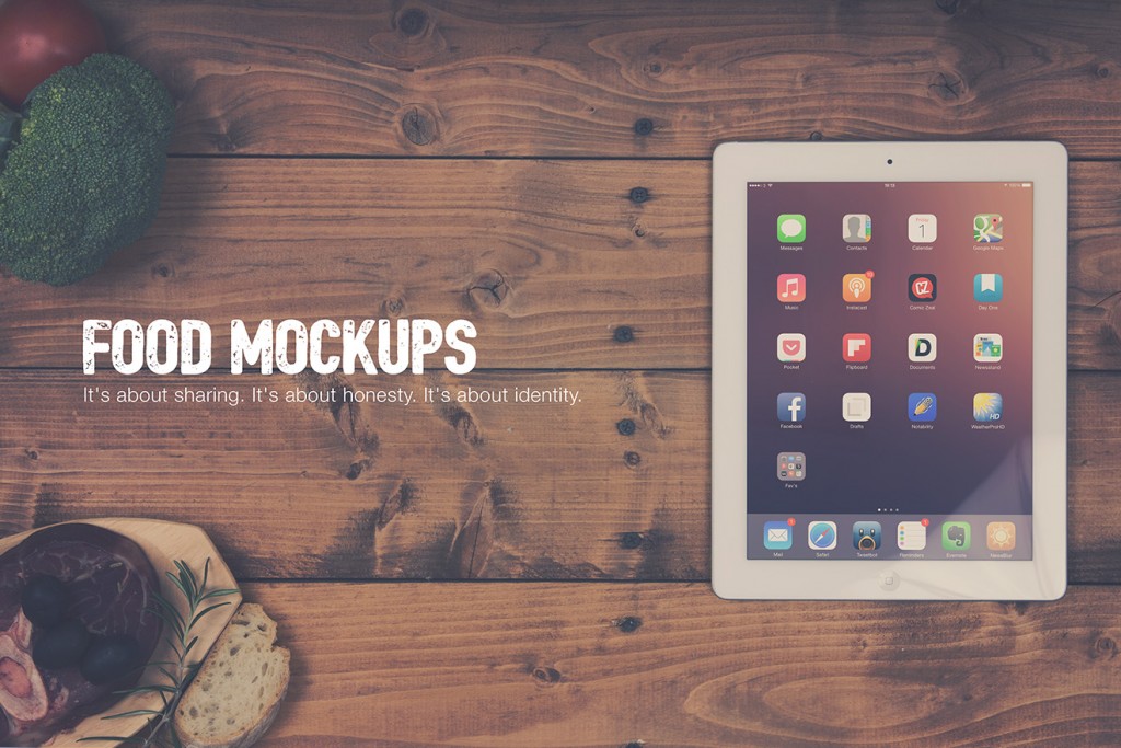 photo realistic food mockups