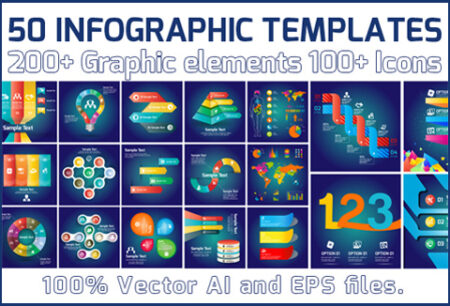 High-Quality Graphic Elements - Infographic Templates Feature Image