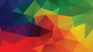 Bright mulitcolored tessellation pattern